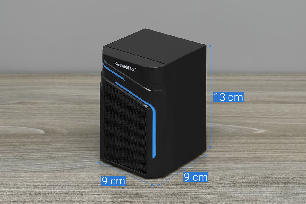 Loa vi tính Bluetooth SoundMax A838/2.1 Màu Đen