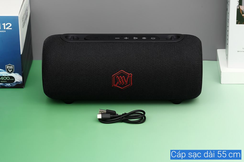Loa Bluetooth Alpha Works AW-IKON12 Màu Đen
