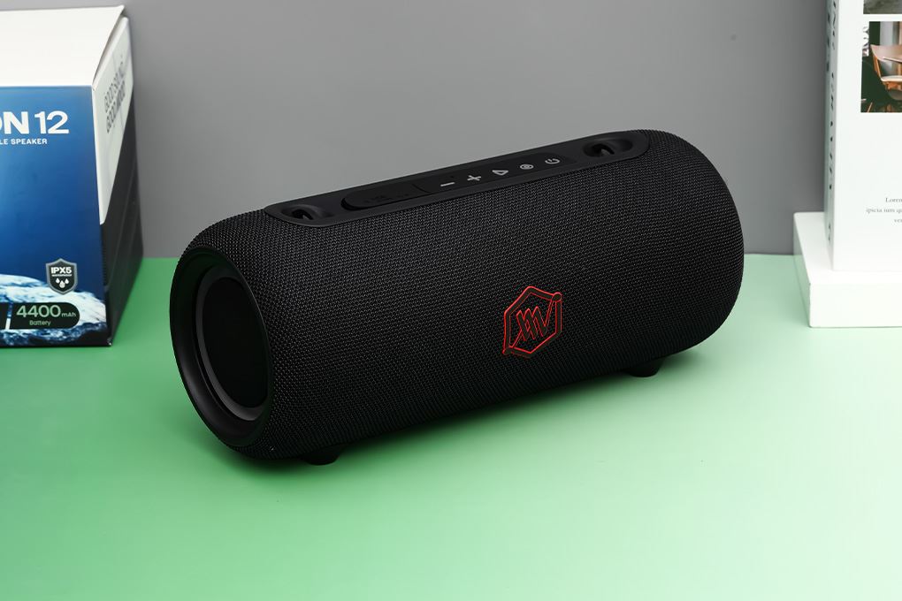 Loa Bluetooth Alpha Works AW-IKON12 Màu Đen