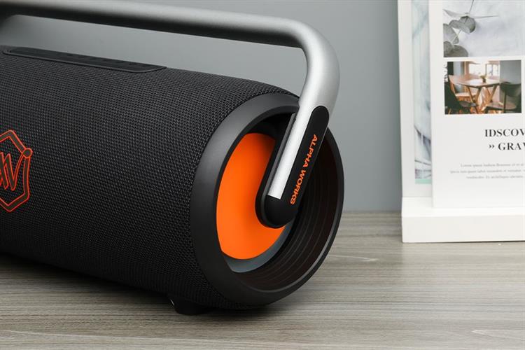 Loa Bluetooth Alpha Works AW-IKON30 Màu Đen - Cam