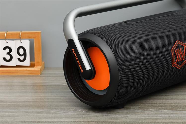 Loa Bluetooth Alpha Works AW-IKON30 Màu Đen - Cam