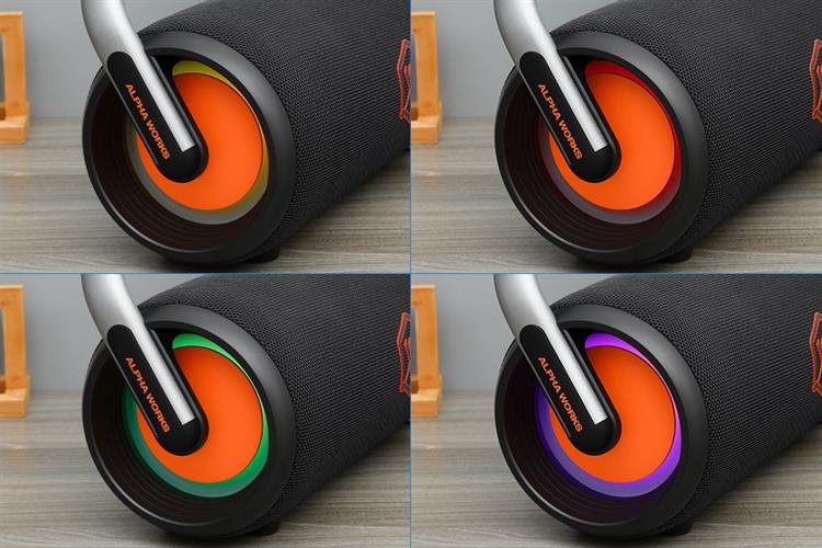 Loa Bluetooth Alpha Works AW-IKON30 Màu Đen - Cam