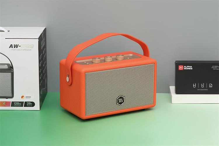 Loa Bluetooth Alpha Works AW-W89 Màu Cam
