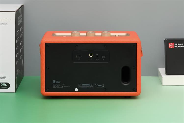 Loa Bluetooth Alpha Works AW-W89 Màu Cam
