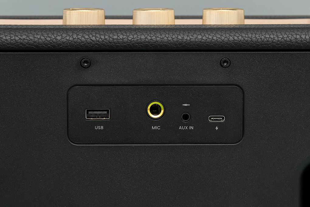 Loa Bluetooth Alpha Works AW-W89 Màu Đen - Vàng