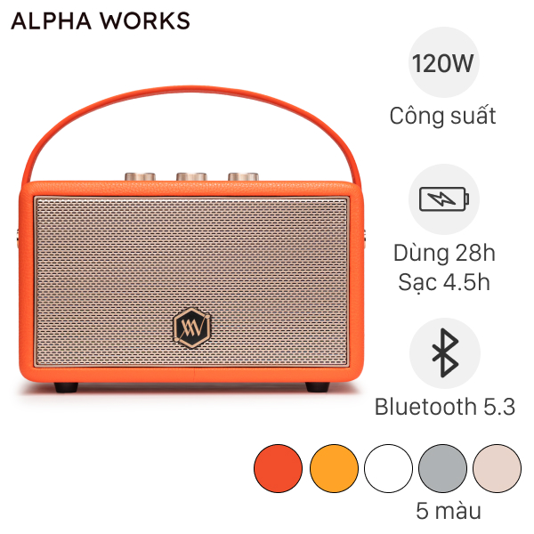 Loa Bluetooth Alpha Works AW-W89