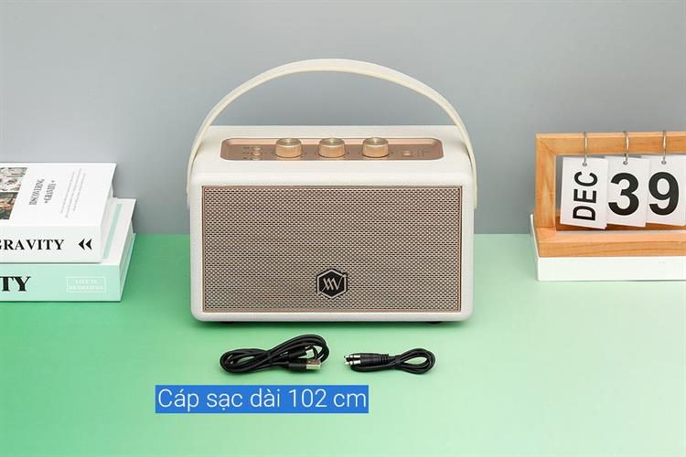 Loa Bluetooth Alpha Works AW-W89 Màu Trắng - Hồng