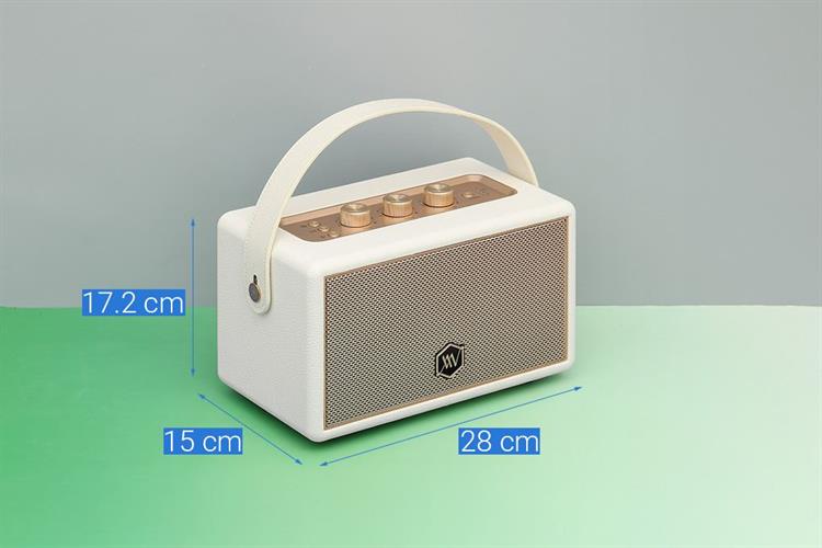 Loa Bluetooth Alpha Works AW-W89 Màu Trắng - Hồng