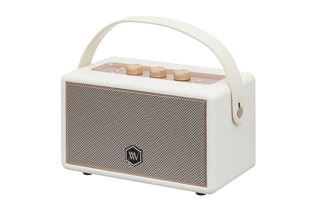 Loa Bluetooth Alpha Works AW-W89 Màu Trắng - Hồng