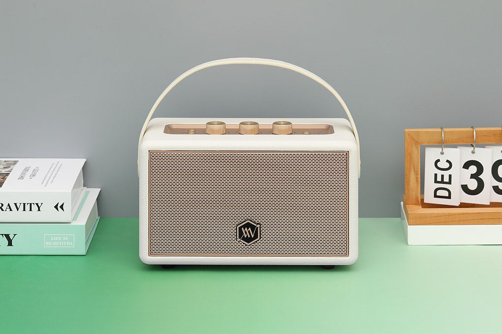 Loa Bluetooth Alpha Works AW-W89 Màu Trắng - Hồng