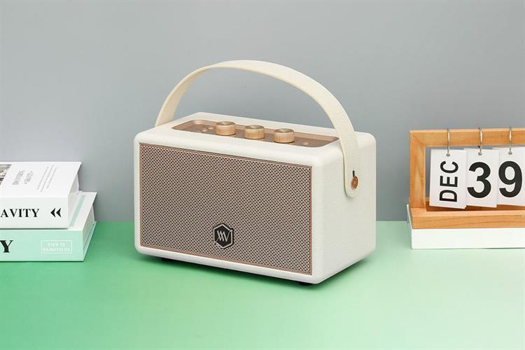 Loa Bluetooth Alpha Works AW-W89 Màu Trắng - Hồng