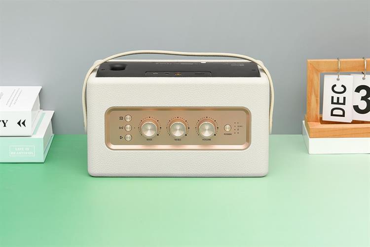 Loa Bluetooth Alpha Works AW-W89 Màu Trắng - Hồng