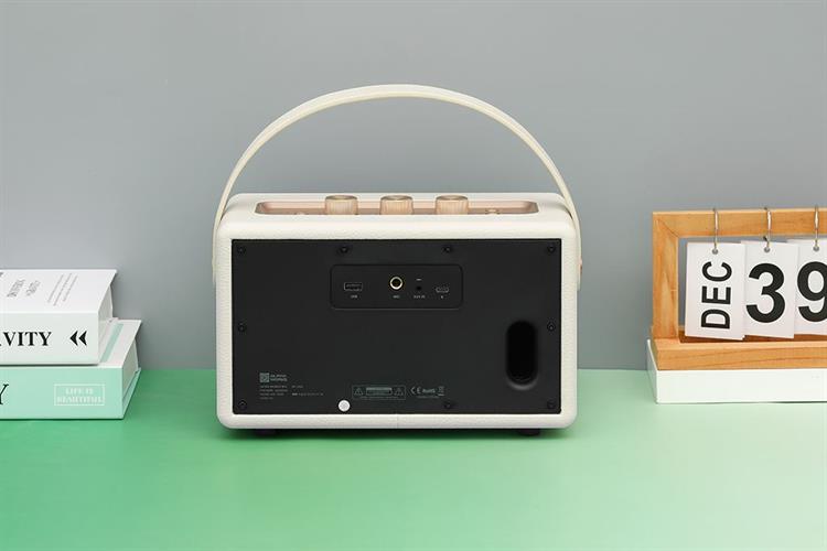 Loa Bluetooth Alpha Works AW-W89 Màu Trắng - Hồng