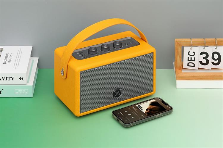 Loa Bluetooth Alpha Works AW-W89 Màu Vàng