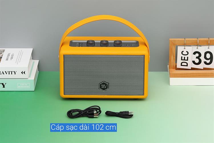 Loa Bluetooth Alpha Works AW-W89 Màu Vàng