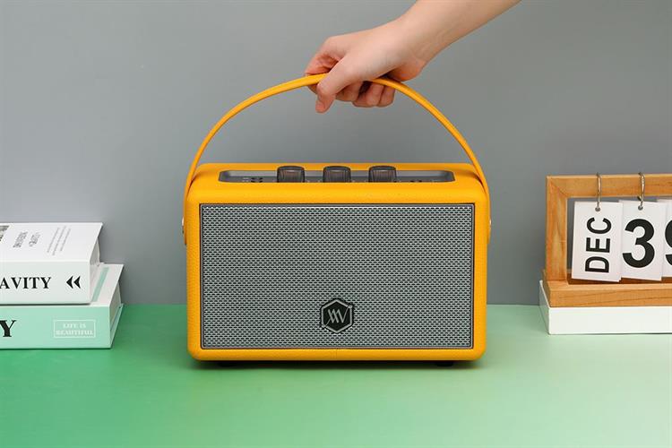 Loa Bluetooth Alpha Works AW-W89 Màu Vàng