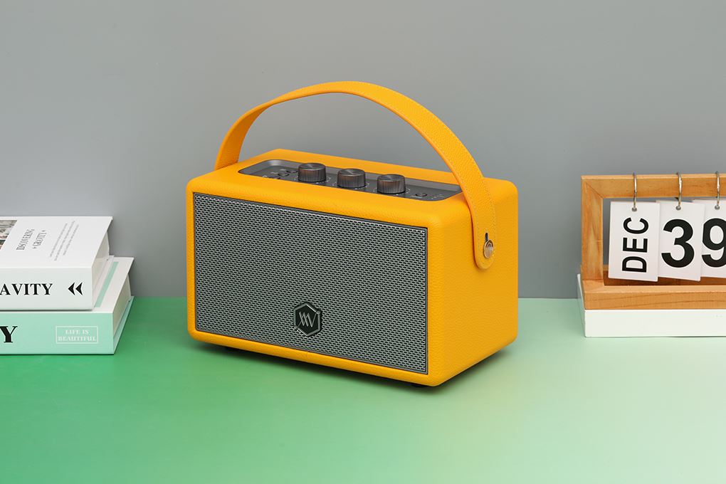 Loa Bluetooth Alpha Works AW-W89 Màu Vàng