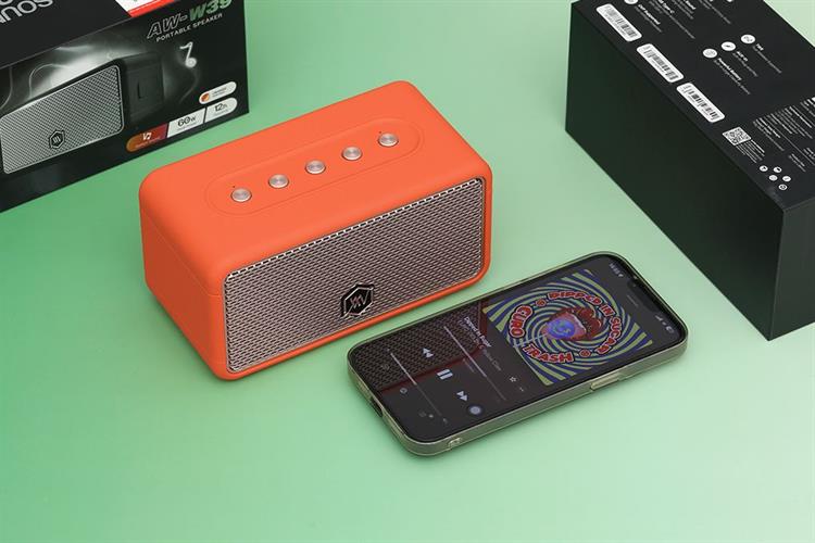 Loa Bluetooth Alpha Works AW-W39 Màu Cam