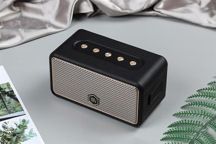 Loa Bluetooth Alpha Works AW-W39 Màu Đen - Vàng