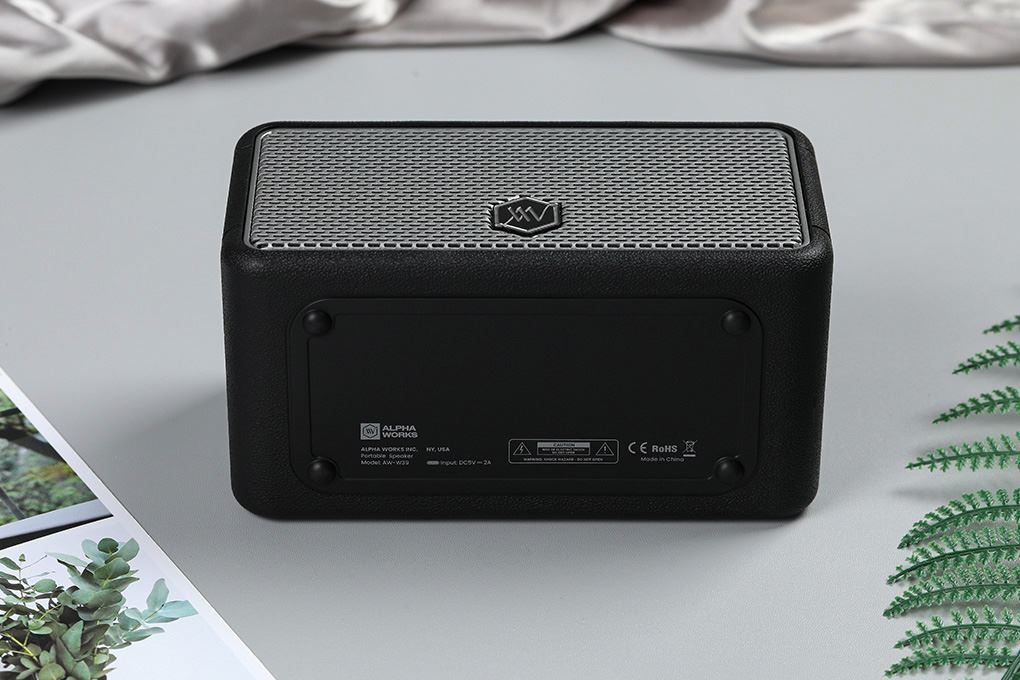 Loa Bluetooth Alpha Works AW-W39 Đen - Xám - 11