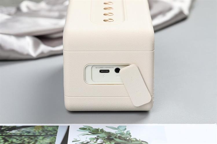 Loa Bluetooth Alpha Works AW-W39 Màu Trắng - Hồng