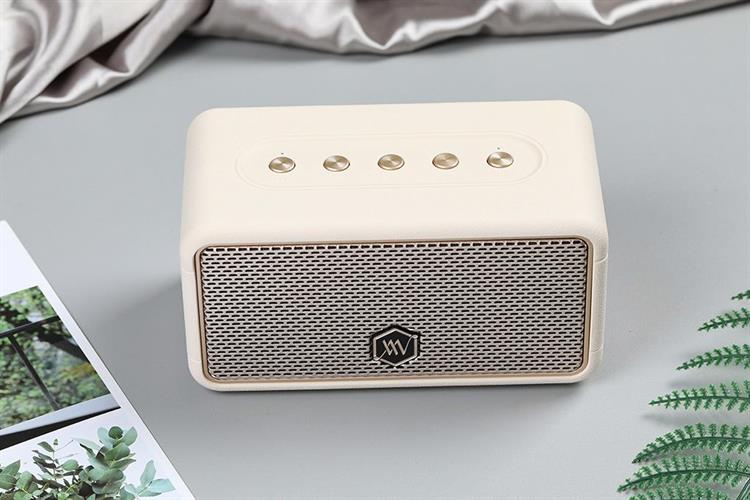 Loa Bluetooth Alpha Works AW-W39 Màu Trắng - Hồng