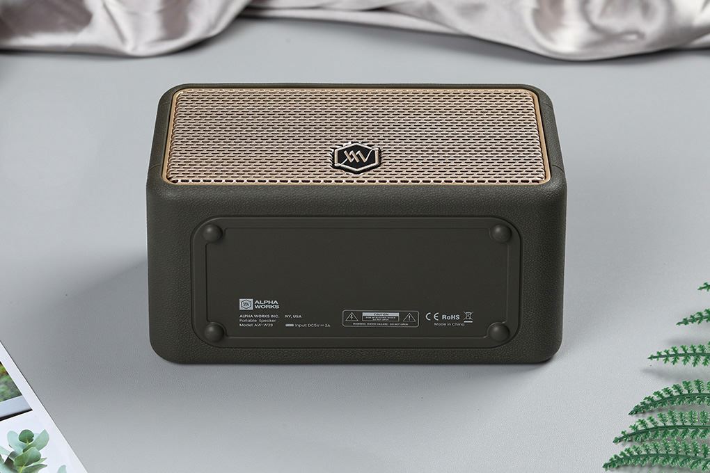Loa Bluetooth Alpha Works AW-W39 Màu Xanh Oliu