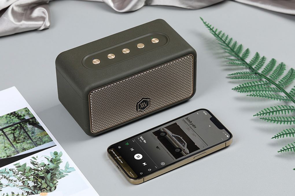 Loa Bluetooth Alpha Works AW-W39 Màu Xanh Oliu