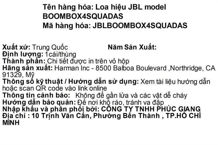 Loa Bluetooth JBL Boombox 4 Màu Đen - Xanh lá