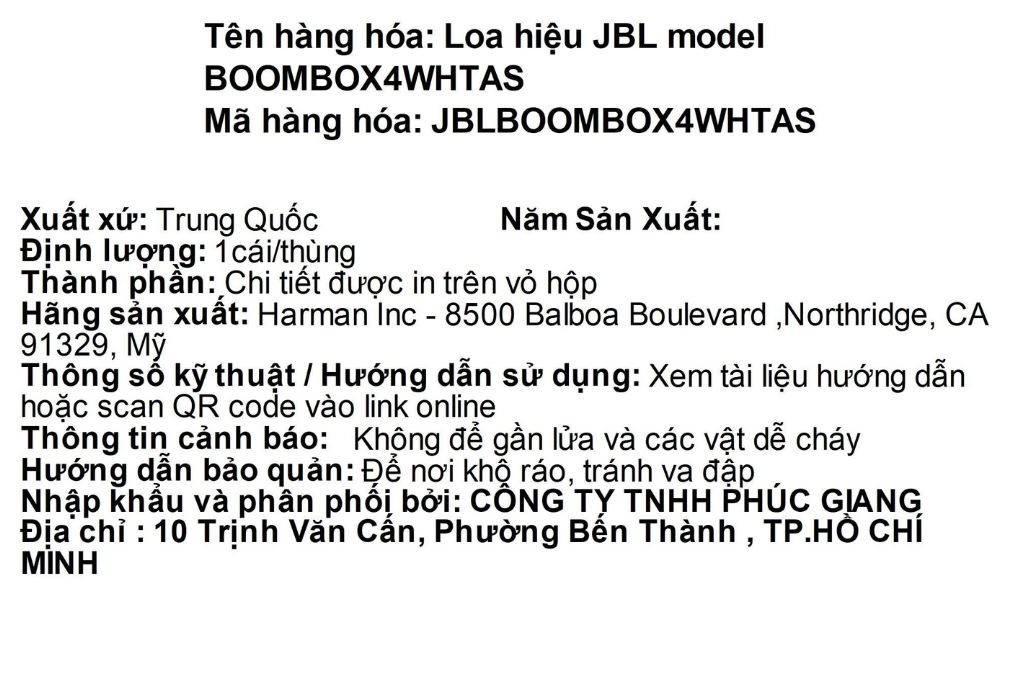 Loa Bluetooth JBL Boombox 4 - 6