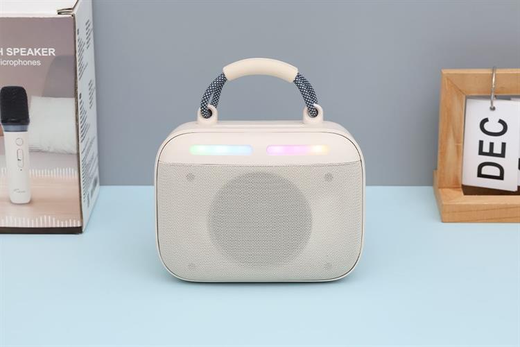 Loa Bluetooth Rezo K3 1 Mic Màu Màu be