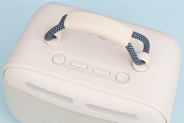 Loa Bluetooth Rezo K3 1 Mic Màu Màu be