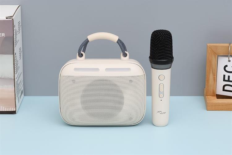 Loa Bluetooth Rezo K3 1 Mic Màu Màu be