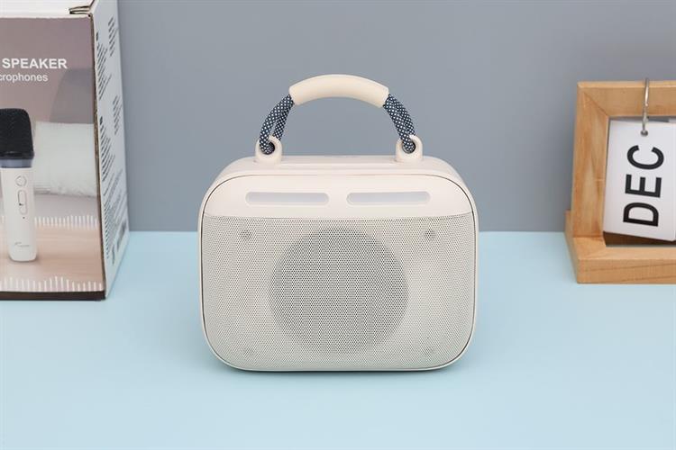 Loa Bluetooth Rezo K3 1 Mic Màu Màu be