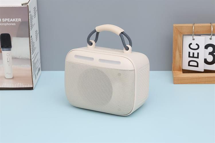 Loa Bluetooth Rezo K3 1 Mic Màu Màu be