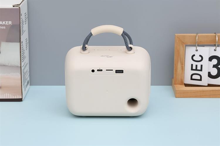 Loa Bluetooth Rezo K3 1 Mic Màu Màu be