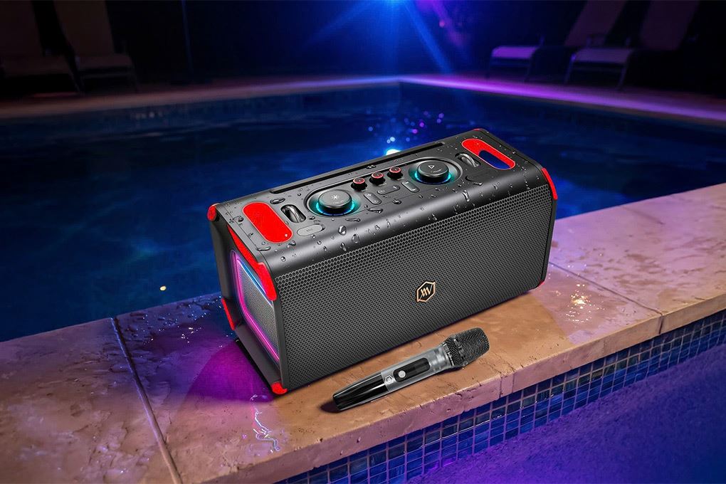 Loa Bluetooth Alpha Works AW-GENBEATX Màu Đen