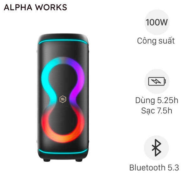 Loa Bluetooth Alpha Works AW-GENBEAT 110