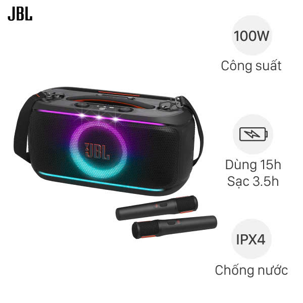 Loa Bluetooth JBL Partybox On The Go 2