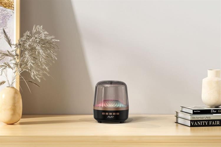 Loa Bluetooth AVA+ LedBum Màu Đen