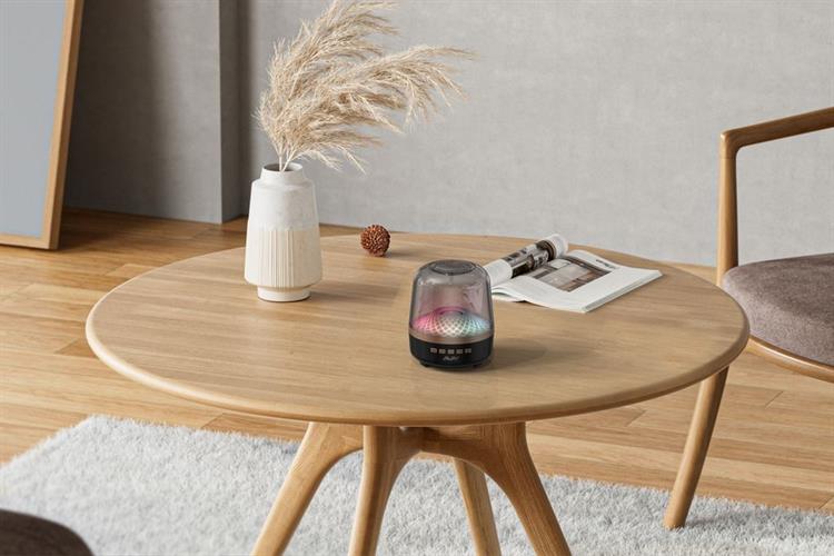 Loa Bluetooth AVA+ LedBum Màu Đen