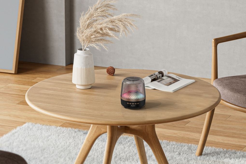 Loa Bluetooth AVA+ LedBum Màu Đen