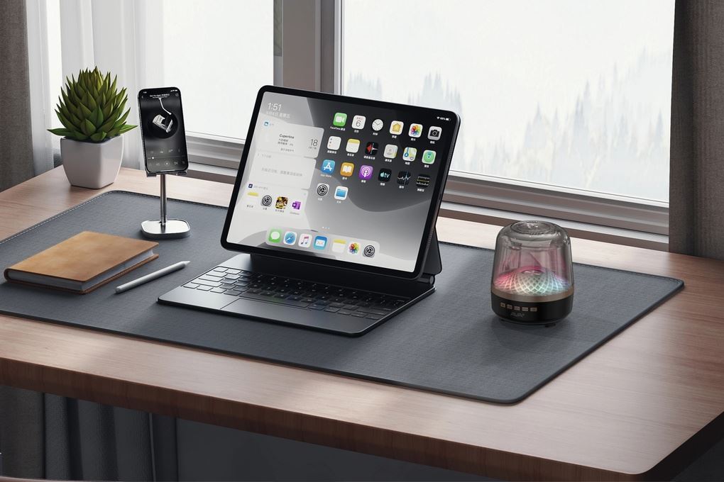 Loa Bluetooth AVA+ LedBum Màu Đen
