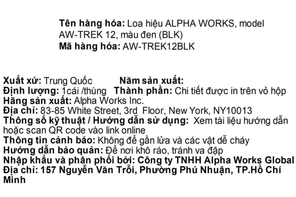 Loa Bluetooth Alpha Works AW-TREK 12 - 4