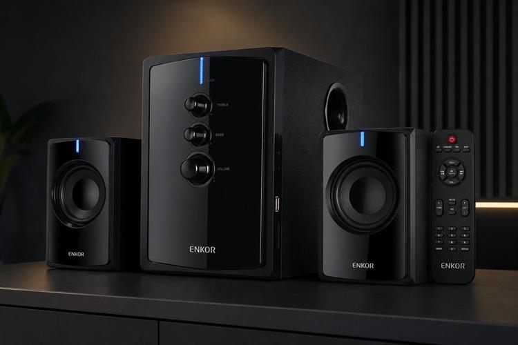 Loa vi tính 2.1 Enkor E800 Màu Đen
