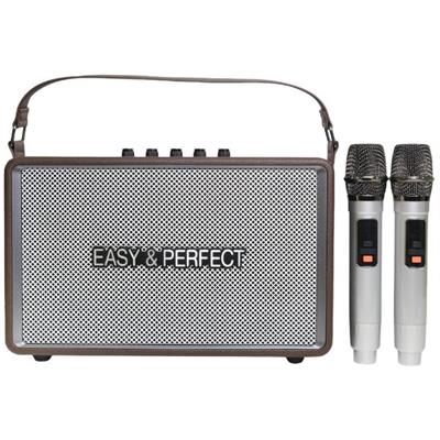 Loa karaoke xách tay Easy & Perfect EP-Votrex 160W - Nâu