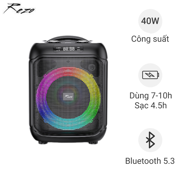 Loa Bluetooth Rezo K5 Powerbox