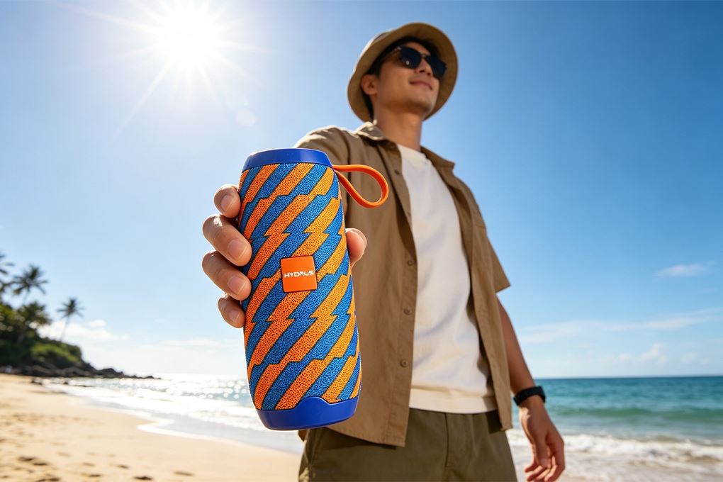 Loa Bluetooth Hydrus Beat Màu Cam