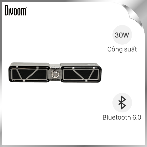 Loa Bluetooth Divoom D-base Black