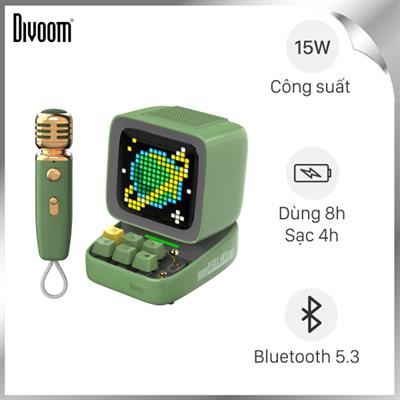 Loa Bluetooth Divoom Ditoo-5M Green